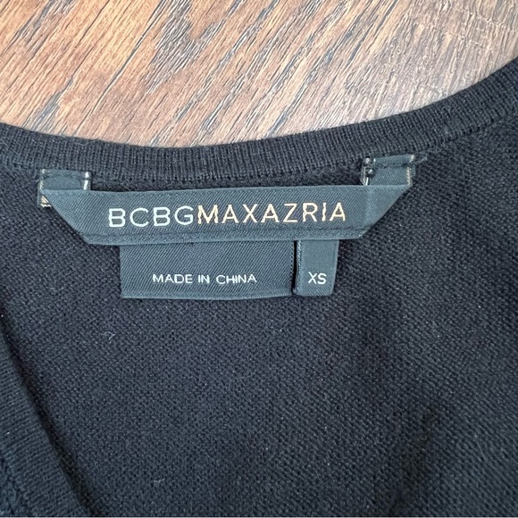 BCBGMaxAzria Silk/Cashmere Black Sequin Tank Top Size XS - Picture 5 of 5
